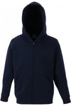 Casaco sweatshirt de criança Classic com capuz (62-045-0)-Deep Azul Marinho-5/6-RAG-Tailors-Fardas-e-Uniformes-Vestuario-Pro