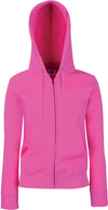 Casaco sweatshirt de senhora com capuz Premium (62-118-0)-Fuchsia-S-RAG-Tailors-Fardas-e-Uniformes-Vestuario-Pro