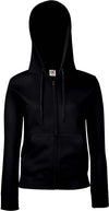Casaco sweatshirt de senhora com capuz Premium (62-118-0)-Preto-S-RAG-Tailors-Fardas-e-Uniformes-Vestuario-Pro