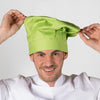 Chapéu Chef Francês com Velcro-Pistacho-U-RAG-Tailors-Fardas-e-Uniformes-Vestuario-Pro