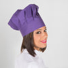 Chapéu Chef Francês com Velcro-Roxo-U-RAG-Tailors-Fardas-e-Uniformes-Vestuario-Pro