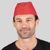 Chapéu de Cozinha Cores Pack 6 Unidades-Vermelho 105-P-RAG-Tailors-Fardas-e-Uniformes-Vestuario-Pro