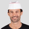 Chapéu de Cozinha Pack 6 Unidades-Vivo Vermelho 105-P-RAG-Tailors-Fardas-e-Uniformes-Vestuario-Pro