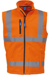 Colete Softshell de alta visibilidade-Hi Vis Laranja-S-RAG-Tailors-Fardas-e-Uniformes-Vestuario-Pro