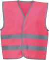 Colete com 2 faixas reflectoras - Criança-Pink-S (4/6)-RAG-Tailors-Fardas-e-Uniformes-Vestuario-Pro