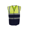 Colete de alta visibilidade bicolor-Hi Vis Yellow / Navy-M-RAG-Tailors-Fardas-e-Uniformes-Vestuario-Pro