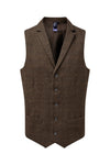 Colete de homem Herringbone-Brown-XS-RAG-Tailors-Fardas-e-Uniformes-Vestuario-Pro
