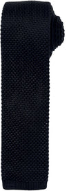 Gravata "Slim Knitted"-Preto-One Size-RAG-Tailors-Fardas-e-Uniformes-Vestuario-Pro