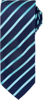 Gravata "Sports Stripe"-Azul Marinho / Turquoise-One Size-RAG-Tailors-Fardas-e-Uniformes-Vestuario-Pro