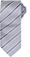 Gravata "Waffle Stripe"-Silver / Dark Grey-One Size-RAG-Tailors-Fardas-e-Uniformes-Vestuario-Pro