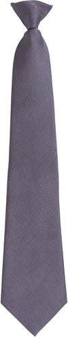 Gravata com clip-Grey-One Size-RAG-Tailors-Fardas-e-Uniformes-Vestuario-Pro