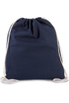 Mochila pequena em algodão biológico com cordões-Azul Marinho-One Size-RAG-Tailors-Fardas-e-Uniformes-Vestuario-Pro