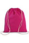 Mochila pequena em algodão biológico com cordões-Magenta-One Size-RAG-Tailors-Fardas-e-Uniformes-Vestuario-Pro