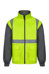 PARKA 4 EM 1 BICOLOR DE ALTA VISIBILIDADE-Amarelo / Cinza FLUORESCENTE-S-RAG-Tailors-Fardas-e-Uniformes-Vestuario-Pro