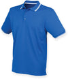 POLO DE HOMEM COOL PLUS COM CONTRASTE-Royal Azul / Branco-S-RAG-Tailors-Fardas-e-Uniformes-Vestuario-Pro