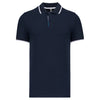 Polo Comporta Bicolor Manga Curta Homem - 220g-Navy / White / Light Turquoise-S-RAG-Tailors-Fardas-e-Uniformes-Vestuario-Pro