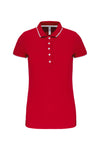 Polo Comporta Bicolor Manga Curta Senhora - 220g-Red / White / Navy-XS-RAG-Tailors-Fardas-e-Uniformes-Vestuario-Pro