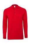 Polo M\Comprida Unisexo Traviola-Vermelho-SM-RAG-Tailors-Fardas-e-Uniformes-Vestuario-Pro