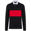 Polo Rugby de manga comprida-Black / Sporty Red-XS-RAG-Tailors-Fardas-e-Uniformes-Vestuario-Pro