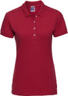 Polo Stretch de senhora-Classic Vermelho-XS-RAG-Tailors-Fardas-e-Uniformes-Vestuario-Pro