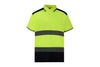 Polo bicolor de alta visibilidade-Hi Vis Yellow / Navy-S-RAG-Tailors-Fardas-e-Uniformes-Vestuario-Pro