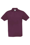 Polo de Homem manga curta 180gms-Burgundy-S-RAG-Tailors-Fardas-e-Uniformes-Vestuario-Pro