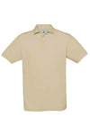 Polo de Homem manga curta 180gms-Sand-S-RAG-Tailors-Fardas-e-Uniformes-Vestuario-Pro