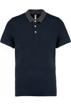 Polo de homem jersey bicolor-Azul Marinho / Dark grey heather-S-RAG-Tailors-Fardas-e-Uniformes-Vestuario-Pro