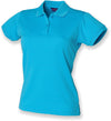 Polo de senhora COOLPLUS®-Turquoise-XS-RAG-Tailors-Fardas-e-Uniformes-Vestuario-Pro