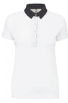 Polo de senhora jersey bicolor-Branco / Dark grey-XS-RAG-Tailors-Fardas-e-Uniformes-Vestuario-Pro