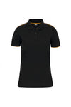 Polo dia-a-dia m\curta Senhora-Preto/Amarelo-XS-RAG-Tailors-Fardas-e-Uniformes-Vestuario-Pro