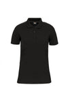 Polo dia-a-dia m\curta Senhora-Preto/Prateado-XS-RAG-Tailors-Fardas-e-Uniformes-Vestuario-Pro