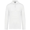 Polo jersey de homem de manga comprida-White-S-RAG-Tailors-Fardas-e-Uniformes-Vestuario-Pro