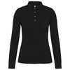 Polo jersey de senhora de manga comprida-Black-XS-RAG-Tailors-Fardas-e-Uniformes-Vestuario-Pro