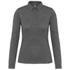 Polo jersey de senhora de manga comprida-Grey Heather-XS-RAG-Tailors-Fardas-e-Uniformes-Vestuario-Pro