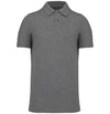 Polo piqué Bio180 de homem-Grey Heather-S-RAG-Tailors-Fardas-e-Uniformes-Vestuario-Pro