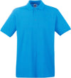 Polo piqué Premium (63-218-0)-Azur Blue-S-RAG-Tailors-Fardas-e-Uniformes-Vestuario-Pro