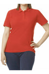 Polo piqué de Senhora Softstyle-Vermelho-S-RAG-Tailors-Fardas-e-Uniformes-Vestuario-Pro