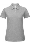 Polo piqué de senhora manga curta mélange-Heather Grey-XS-RAG-Tailors-Fardas-e-Uniformes-Vestuario-Pro