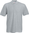 Polo piqué heavy 65/35 (63-204-0)-Heather Grey-S-RAG-Tailors-Fardas-e-Uniformes-Vestuario-Pro