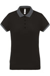 Polo piqué performance de senhora (1 de 2)-Preto / Sporty Grey-XS-RAG-Tailors-Fardas-e-Uniformes-Vestuario-Pro