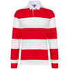 Polo rugby às riscas manga comprida unissexo-Red / White Stripes-XS-RAG-Tailors-Fardas-e-Uniformes-Vestuario-Pro