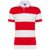 Polo rugby às riscas manga curta unissexo-Red / White Stripes-XS-RAG-Tailors-Fardas-e-Uniformes-Vestuario-Pro