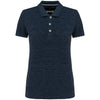 Polo vintage de senhora de manga curta-Night Blue Heather-XS-RAG-Tailors-Fardas-e-Uniformes-Vestuario-Pro