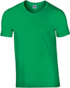 SOFT STYLE ADULT V-NECK T-SHIRT T-shirt de homem com decote em V-Irish Verde-S-RAG-Tailors-Fardas-e-Uniformes-Vestuario-Pro