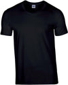 SOFT STYLE ADULT V-NECK T-SHIRT T-shirt de homem com decote em V-Preto-S-RAG-Tailors-Fardas-e-Uniformes-Vestuario-Pro