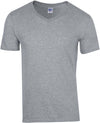 SOFT STYLE ADULT V-NECK T-SHIRT T-shirt de homem com decote em V-RS Sport Grey-S-RAG-Tailors-Fardas-e-Uniformes-Vestuario-Pro
