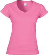 SOFT STYLE LADIE'S V-NECK T-SHIRT T-shirt de senhora com decote em V-Azalea-S-RAG-Tailors-Fardas-e-Uniformes-Vestuario-Pro