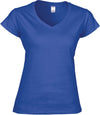 SOFT STYLE LADIE'S V-NECK T-SHIRT T-shirt de senhora com decote em V-Royal Azul-S-RAG-Tailors-Fardas-e-Uniformes-Vestuario-Pro