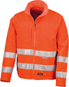 Softshell de alta visibilidade-Safety Laranja-S-RAG-Tailors-Fardas-e-Uniformes-Vestuario-Pro